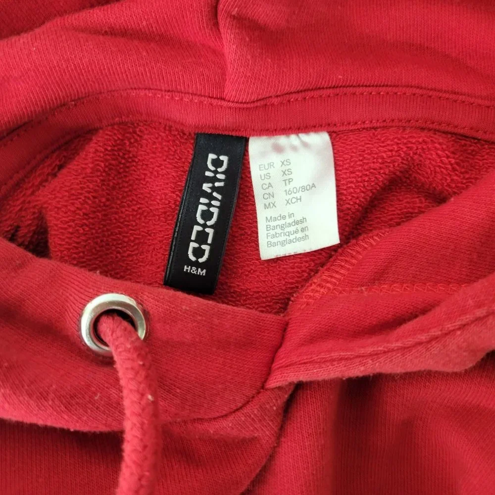 Divided Red Hoodie Sweatshirt San Francisco - Picture 3 of 5